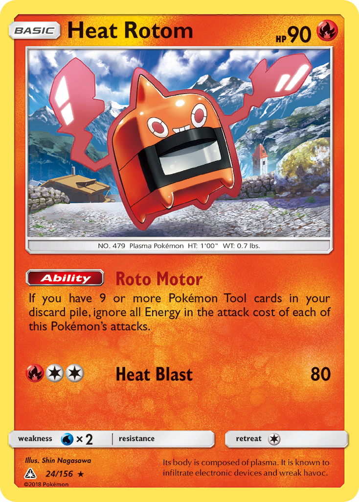 Heat Rotom (24/156) [Sun & Moon: Ultra Prism] | Eastridge Sports Cards & Games