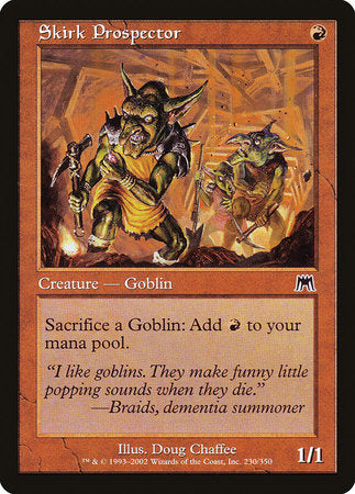Skirk Prospector [Onslaught] | Eastridge Sports Cards & Games