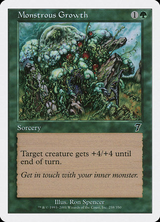 Monstrous Growth [Seventh Edition] | Eastridge Sports Cards & Games