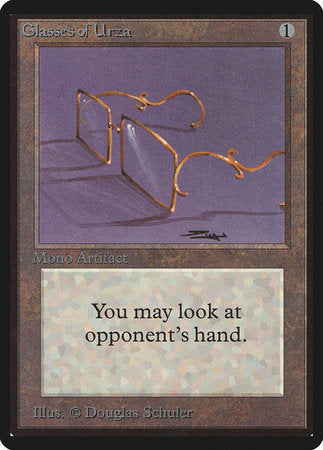 Glasses of Urza [Limited Edition Beta] | Eastridge Sports Cards & Games