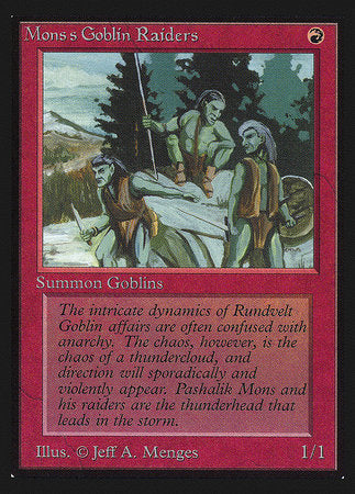 Mons's Goblin Raiders (CE) [Collectors’ Edition] | Eastridge Sports Cards & Games