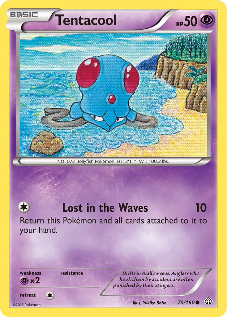 Tentacool (70/160) [XY: Primal Clash] | Eastridge Sports Cards & Games