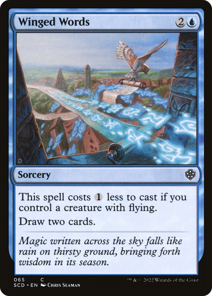 Winged Words [Starter Commander Decks] | Eastridge Sports Cards & Games