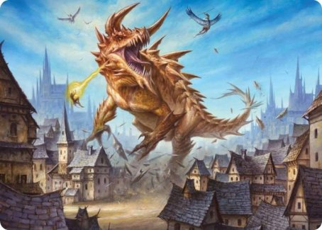 Tarrasque Art Card [Dungeons & Dragons: Adventures in the Forgotten Realms Art Series] | Eastridge Sports Cards & Games