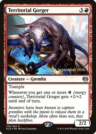 Territorial Gorger [Kaladesh Promos] | Eastridge Sports Cards & Games