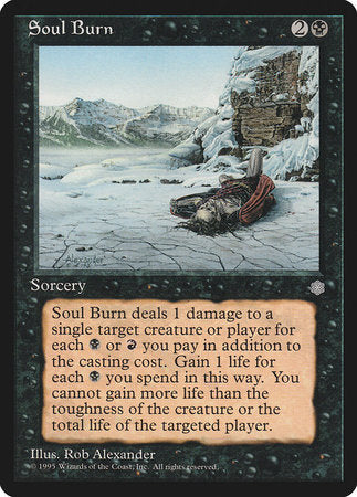 Soul Burn [Ice Age] | Eastridge Sports Cards & Games