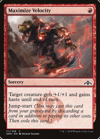 Maximize Velocity [Guilds of Ravnica] | Eastridge Sports Cards & Games