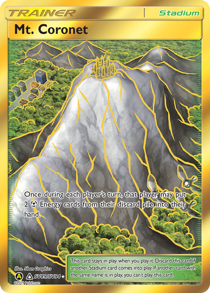 Mt. Coronet (SV89/SV94) [Sun & Moon: Hidden Fates - Shiny Vault] | Eastridge Sports Cards & Games