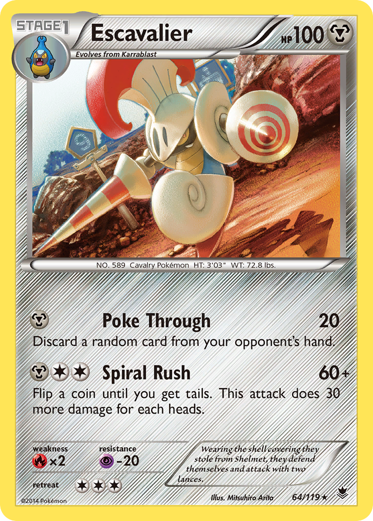 Escavalier (64/119) [XY: Phantom Forces] | Eastridge Sports Cards & Games
