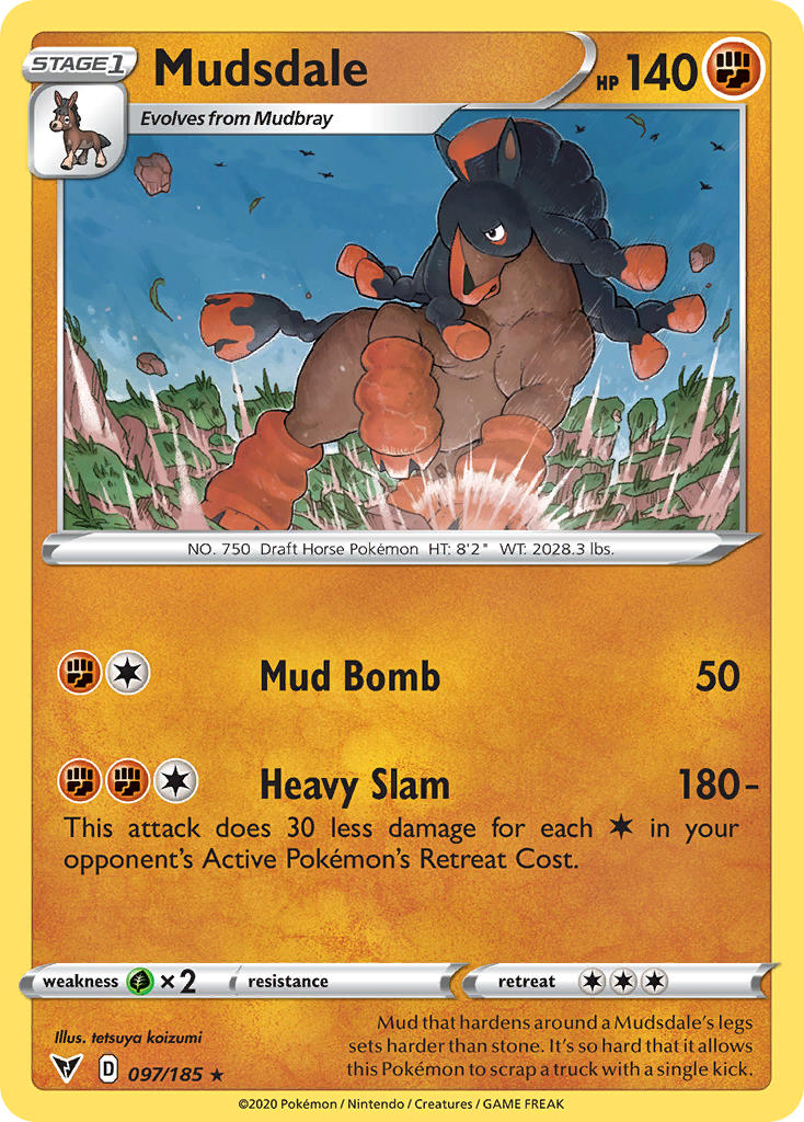 Mudsdale (097/185) [Sword & Shield: Vivid Voltage] | Eastridge Sports Cards & Games