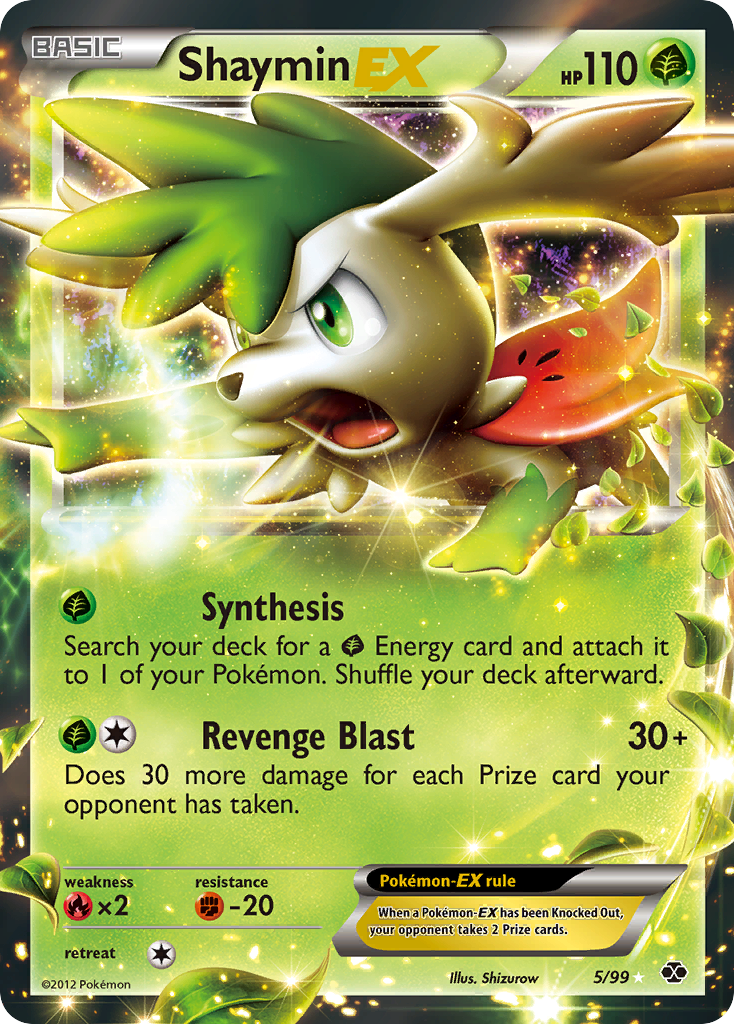 Shaymin EX (5/99) [Black & White: Next Destinies] | Eastridge Sports Cards & Games