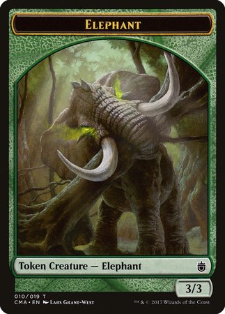 Elephant Token (010) [Commander Anthology Tokens] | Eastridge Sports Cards & Games