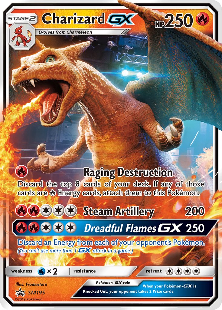 Charizard GX (SM195) [Sun & Moon: Black Star Promos] | Eastridge Sports Cards & Games