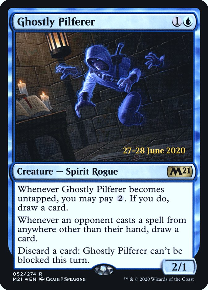 Ghostly Pilferer  [Core Set 2021 Prerelease Promos] | Eastridge Sports Cards & Games