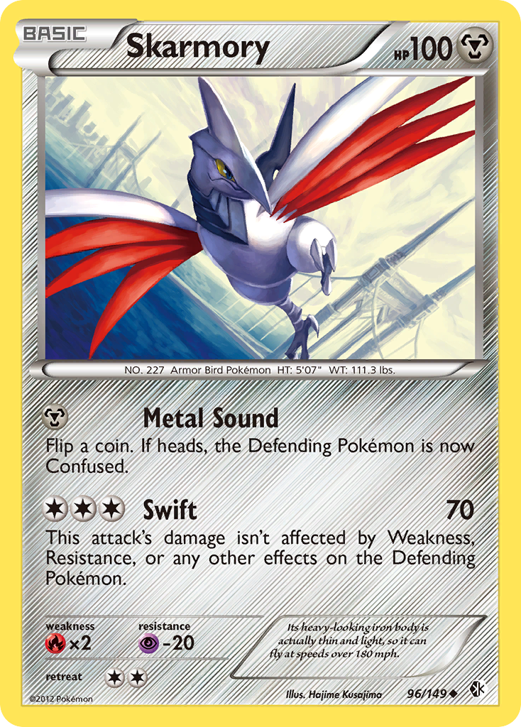 Skarmory (96/149) [Black & White: Boundaries Crossed] | Eastridge Sports Cards & Games