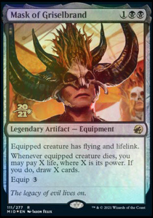 Mask of Griselbrand [Innistrad: Midnight Hunt Prerelease Promos] | Eastridge Sports Cards & Games