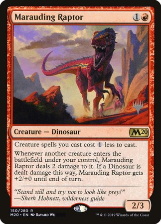 Marauding Raptor [Core Set 2020 Promos] | Eastridge Sports Cards & Games