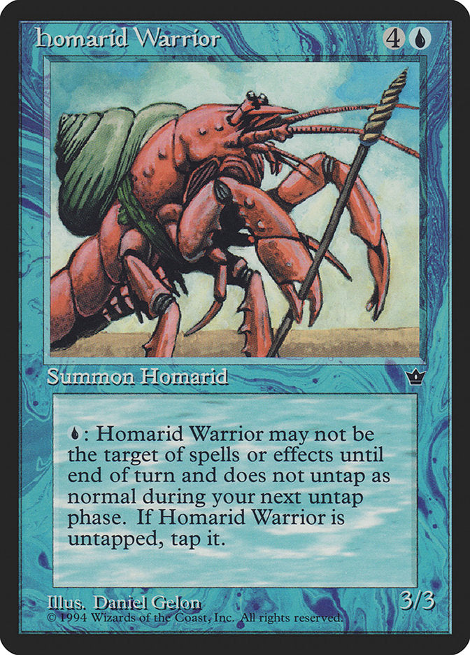 Homarid Warrior (Daniel Gelon) [Fallen Empires] | Eastridge Sports Cards & Games