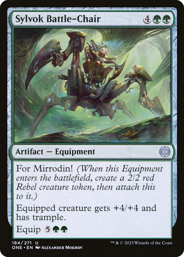 Sylvok Battle-Chair [Phyrexia: All Will Be One] | Eastridge Sports Cards & Games