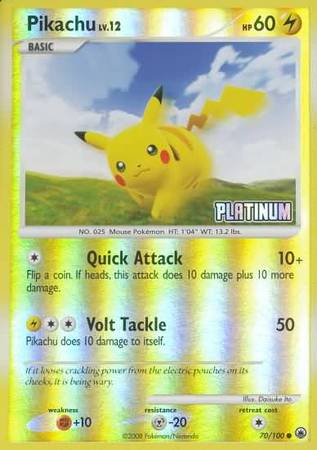 Pikachu (70/100) [Burger King Promos: 2009 Collection] | Eastridge Sports Cards & Games