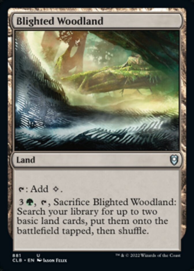 Blighted Woodland [Commander Legends: Battle for Baldur's Gate] | Eastridge Sports Cards & Games