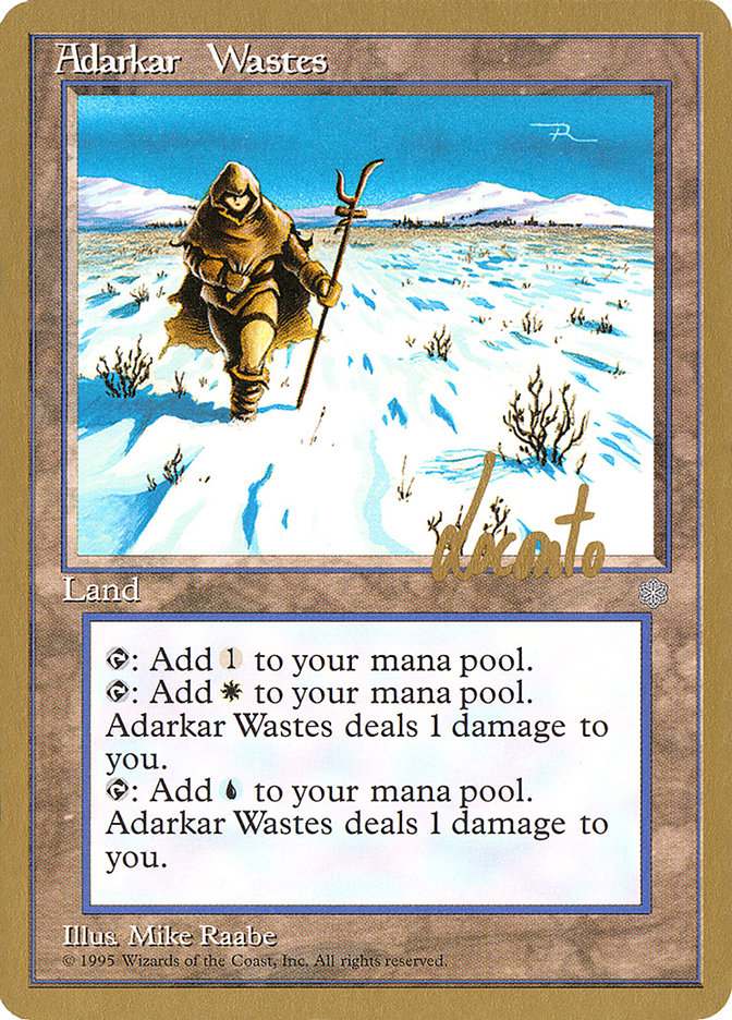 Adarkar Wastes (Michael Loconto) [Pro Tour Collector Set] | Eastridge Sports Cards & Games