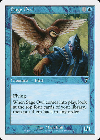 Sage Owl [Seventh Edition] | Eastridge Sports Cards & Games