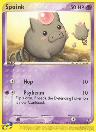 Spoink (74/97) [EX: Dragon] | Eastridge Sports Cards & Games