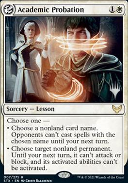 Academic Probation (Promo Pack) [Strixhaven: School of Mages Promos] | Eastridge Sports Cards & Games