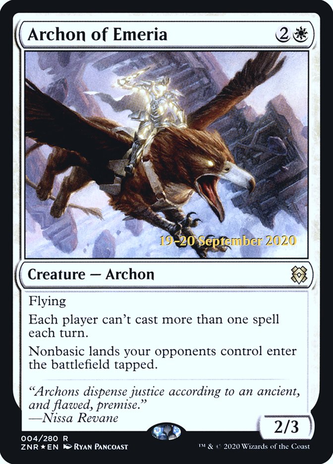 Archon of Emeria  [Zendikar Rising Prerelease Promos] | Eastridge Sports Cards & Games