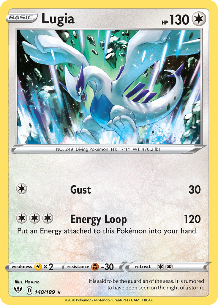 Lugia (140/189) [Sword & Shield: Darkness Ablaze] | Eastridge Sports Cards & Games