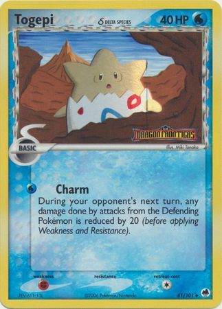 Togepi (41/101) (Delta Species) (Stamped) [EX: Dragon Frontiers] | Eastridge Sports Cards & Games