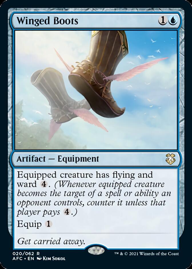 Winged Boots [Dungeons & Dragons: Adventures in the Forgotten Realms Commander] | Eastridge Sports Cards & Games