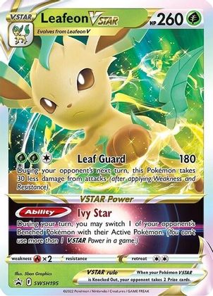 Leafeon VSTAR (SWSH195) [Sword & Shield: Black Star Promos] | Eastridge Sports Cards & Games