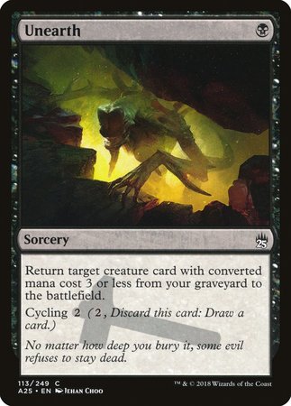 Unearth [Masters 25] | Eastridge Sports Cards & Games