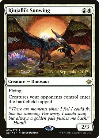 Kinjalli's Sunwing [Ixalan Promos] | Eastridge Sports Cards & Games