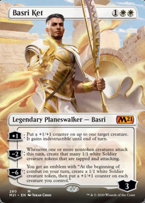 Basri Ket (Borderless) [Core Set 2021] | Eastridge Sports Cards & Games