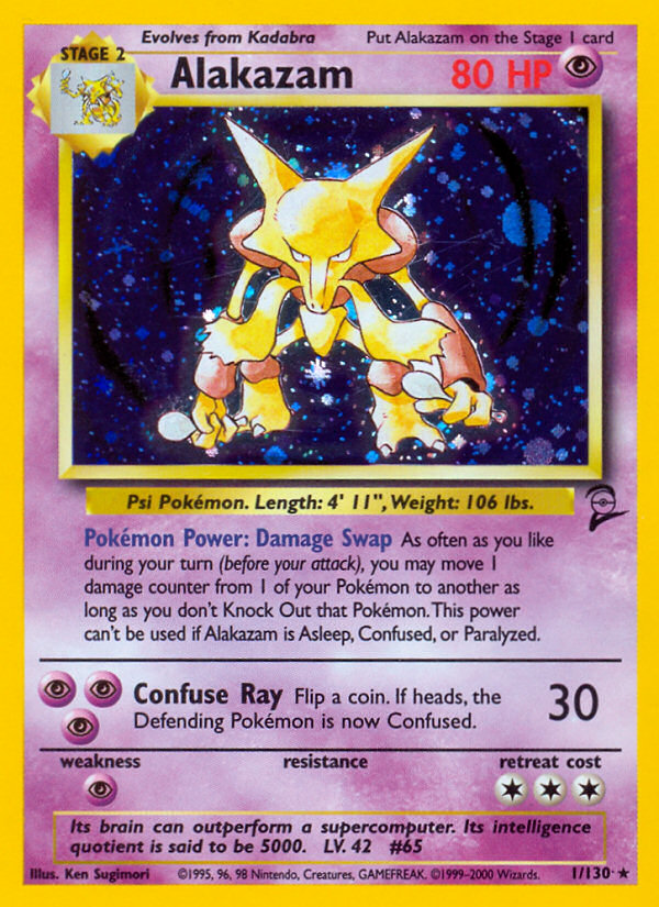 Alakazam (1/130) [Base Set 2] | Eastridge Sports Cards & Games