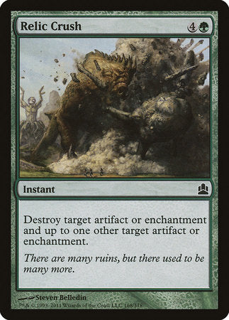 Relic Crush [Commander 2011] | Eastridge Sports Cards & Games