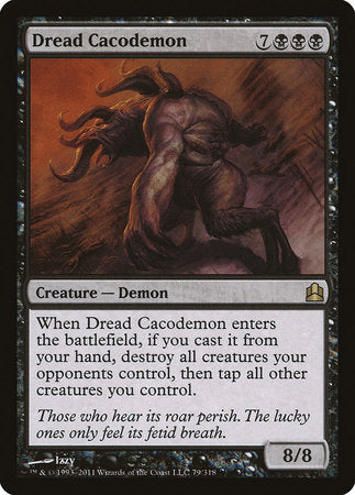 Dread Cacodemon [Commander 2011] | Eastridge Sports Cards & Games