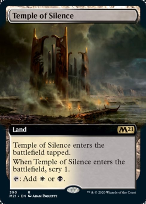 Temple of Silence (Extended Art) [Core Set 2021] | Eastridge Sports Cards & Games