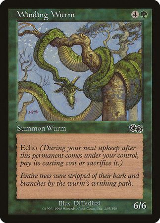 Winding Wurm [Urza's Saga] | Eastridge Sports Cards & Games