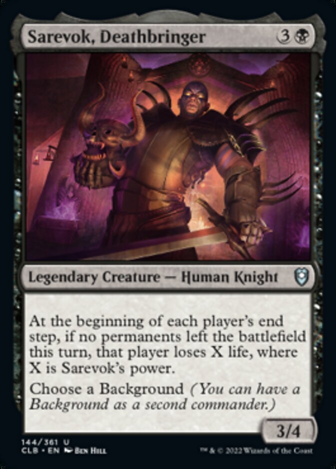 Sarevok, Deathbringer [Commander Legends: Battle for Baldur's Gate] | Eastridge Sports Cards & Games