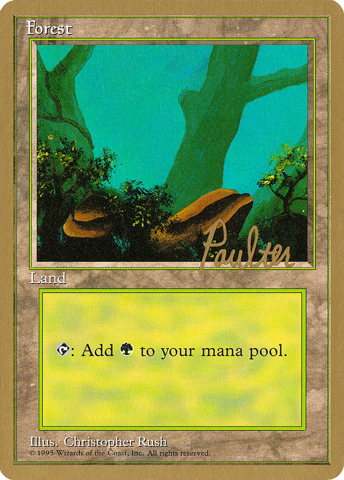 Forest (pp378) (Preston Poulter) [Pro Tour Collector Set] | Eastridge Sports Cards & Games