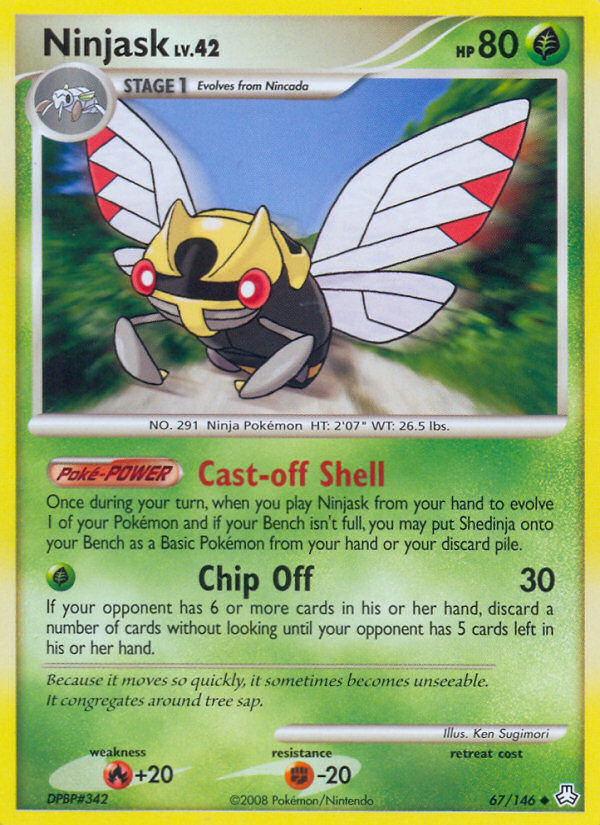 Ninjask (67/146) [Diamond & Pearl: Legends Awakened] | Eastridge Sports Cards & Games