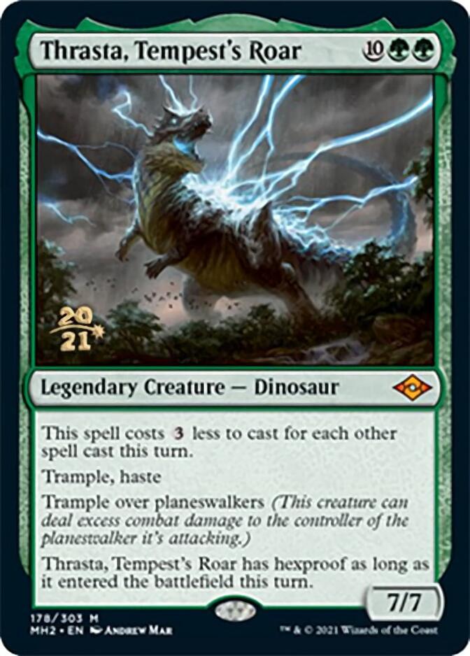 Thrasta, Tempest's Roar [Modern Horizons 2 Prerelease Promos] | Eastridge Sports Cards & Games