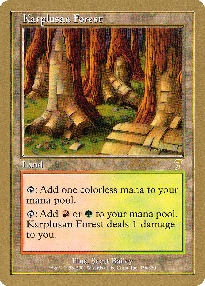 Karplusan Forest (Sim Han How) [World Championship Decks 2002] | Eastridge Sports Cards & Games