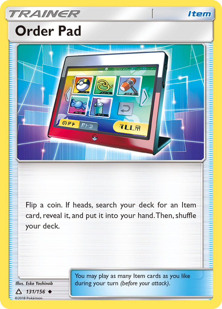 Order Pad (131/156) [Sun & Moon: Ultra Prism] | Eastridge Sports Cards & Games