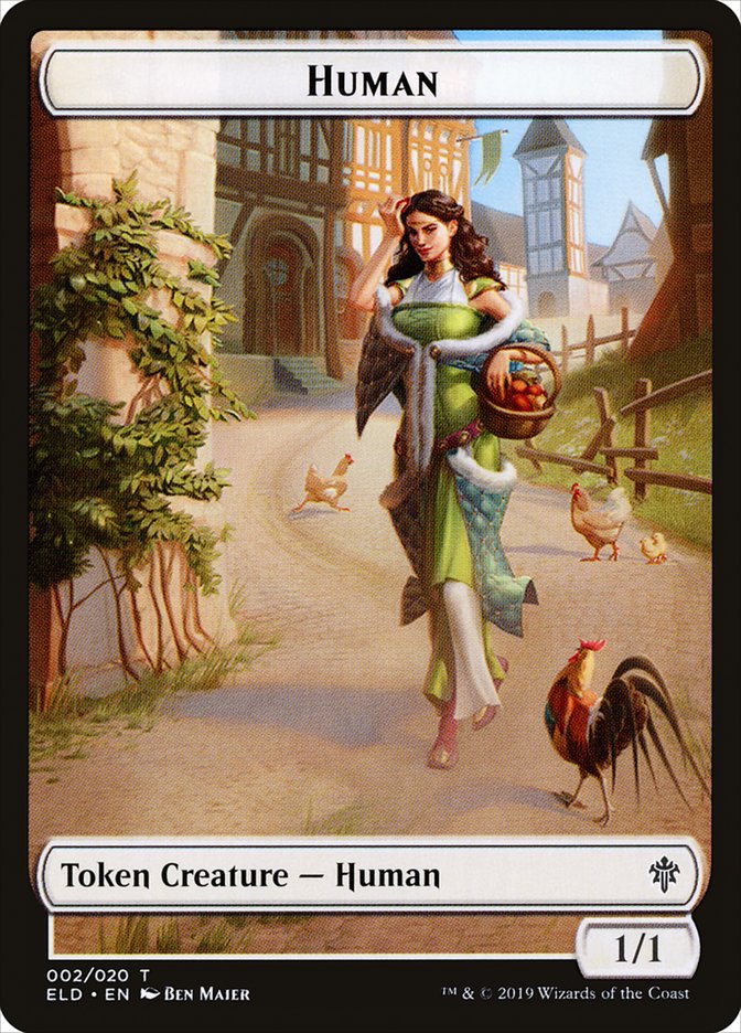 Human [Throne of Eldraine Tokens] | Eastridge Sports Cards & Games