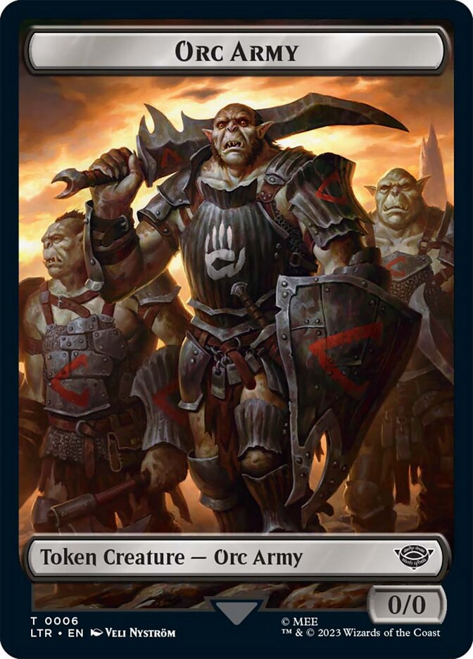 Orc Army Token (06) [The Lord of the Rings: Tales of Middle-Earth Tokens] | Eastridge Sports Cards & Games